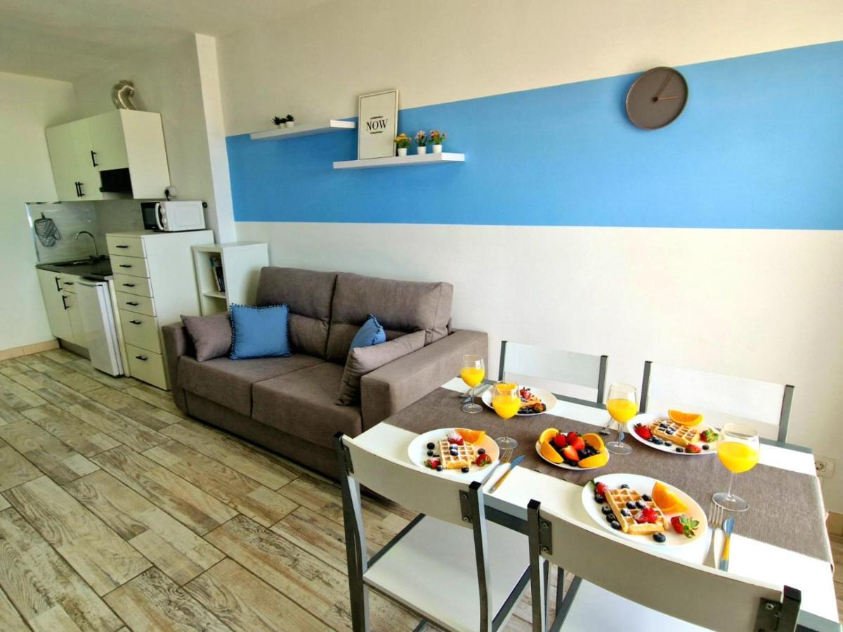 Lovely Blue Studio With Ocean View And Pool, Paraiso 918 Costa Adeje  Kültér fotó