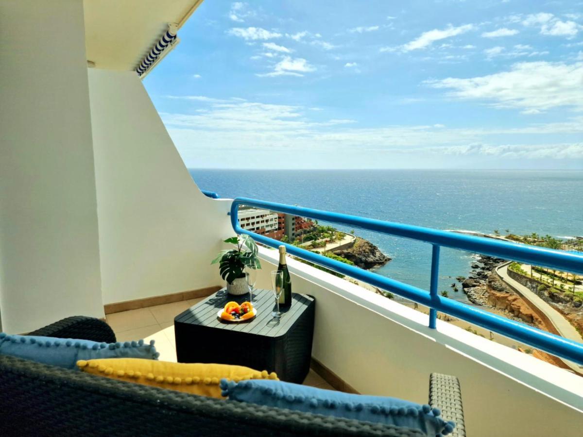 Lovely Blue Studio With Ocean View And Pool, Paraiso 918 Costa Adeje  Kültér fotó